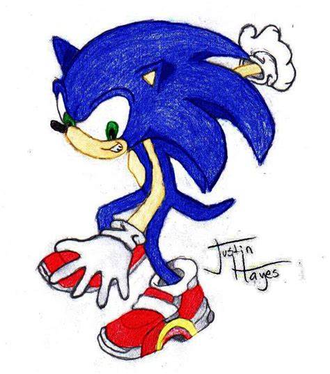 Sonic Drawing Color By Jjay55 On Deviantart