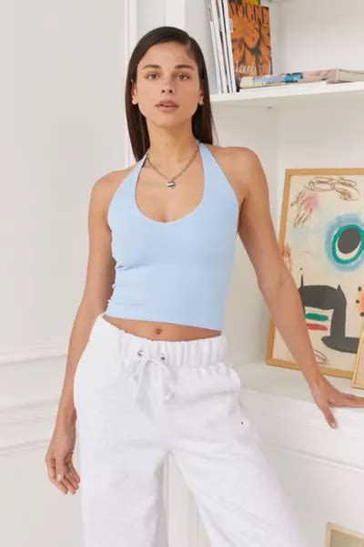 Out From Under Jackie Seamless Halter Bra Top Urban Outfitters
