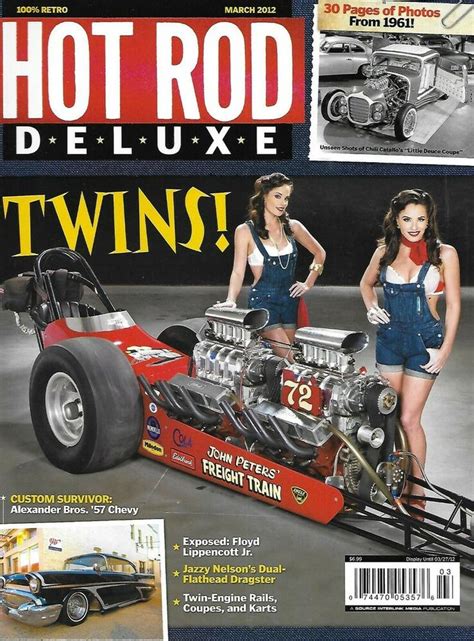 Hot Rod Deluxe Magazine Twin Engines John Peters Freight Train 1957