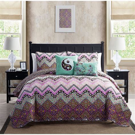 Find great deals on twin purple sheets at kohl's today! TWIN 4 Pc CHEVRON BEDDING SET Girls Purple Teal Floral ...