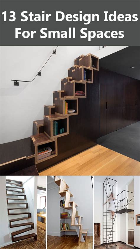 A quick and relatively cheap way to make this space appear bigger is to have a feature light fitting at the top of the stairs to draw the eye up. 13 Stair Design Ideas For Small Spaces | Small space ...