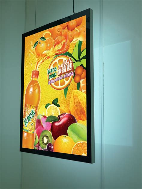 Double Side Led Menu Board Display Magnetic Slim Light Box Advertising Board Led Menu Board