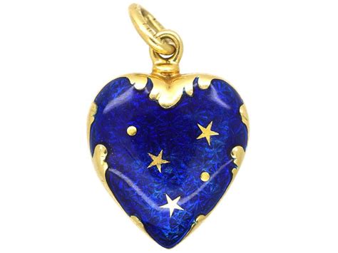 18ct Gold Fabergé Central London Jewelry Companies Gold Charm Heart