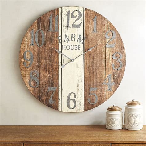 10 Farmhouse Wall Clock Decor Ideas