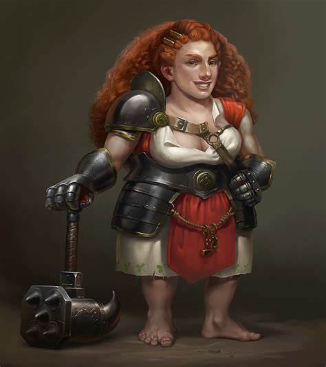 Artstation Dwarf Woman