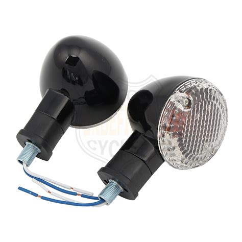 2pcs Amber Turn Signal Light Indicator Blinker Lamp For Yamaha Bolt
