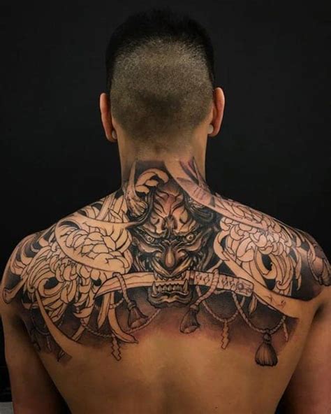 Tattoo mặt quỷ full lưng. Hình Xăm Mặt Quỷ Nửa Lưng Đẹp Nhất ️ Tattoo Full Lưng