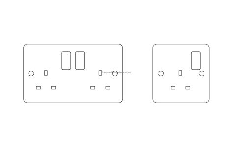 Electrical Outlet Dwg Cad