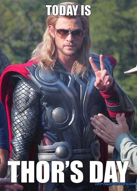 Happy Thors Day Avengers My New Love Pinterest Thor Thor Jokes And Marvel