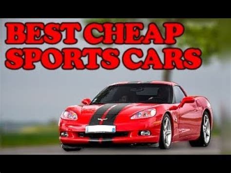 If you are in the market to spend hundreds of thousands of it is worth pointing out that despite the fact that we are supercar and sportscar guys (which means the list is biased towards performance cars), there is still. The Best Cheap Sports Cars and Coupes Under $20K - YouTube