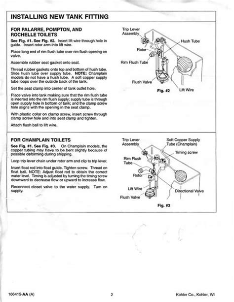 Kohler Rialto K 3402 Parts Guide