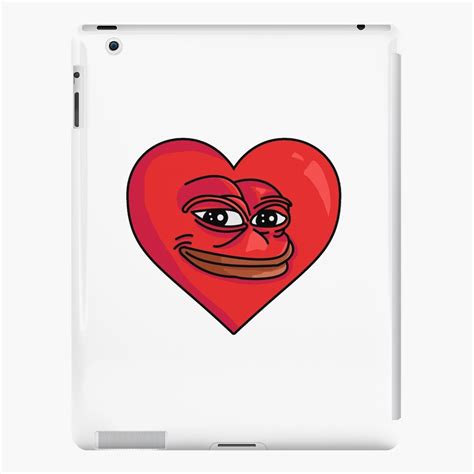 Pepe Heart Funny Love Meme Ipad Case And Skin By Trystar Redbubble