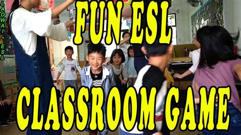 Fun Esl Classroom Game Kindergarten Youtube