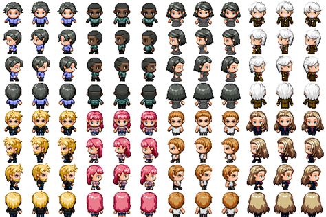 Modern Citizen Sprites Rpg Maker Forums Rpg Maker Pixel Art Sprite