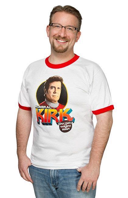 Exclusive Admiral Kirk Premium Ringer T Shirt The Shirt List Think