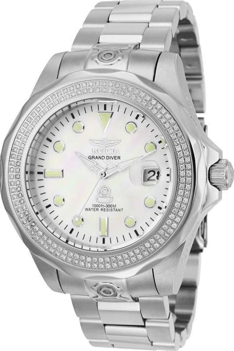 Invicta Elite Diamond Mens 47 Mm White Dial Model 22694 Watches For