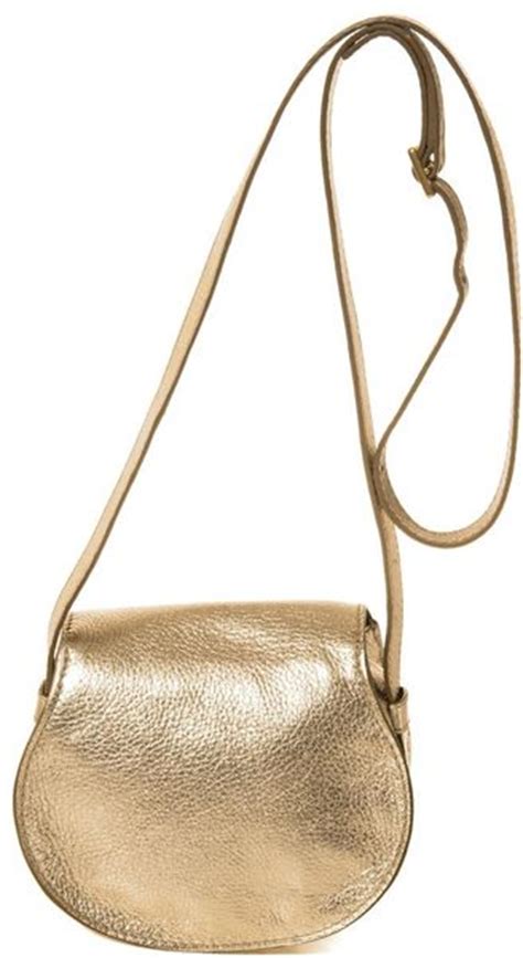 Metallic Gold Crossbody Bag Iucn Water