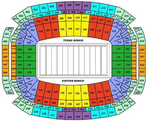 Reliant Stadium Seating Chart