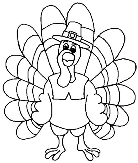 Turkey Coloring Pages To Download And Print For Free Thanksgiving Day