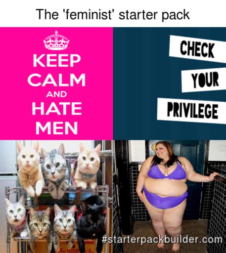 The Strong Independent Feminist Starter Pack Starterpacks