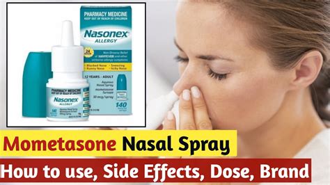 How To Use Mometasone Furoate Monohydrate Nasal Spray Nasonex Nasal