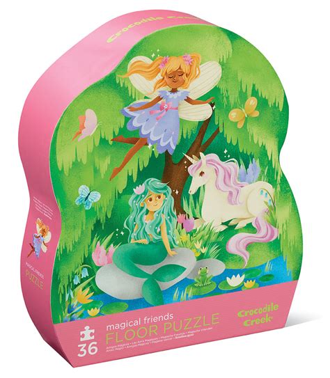 Crocodile Creek 36 Piece Floor Puzzle Magical Friends Growing Tree Toys