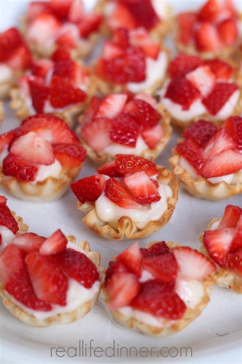 Amazing Strawberry Cheesecake Pastry Bites Real Life Dinner