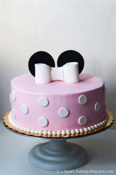 I Heart Baking Minnie Mouse Cake