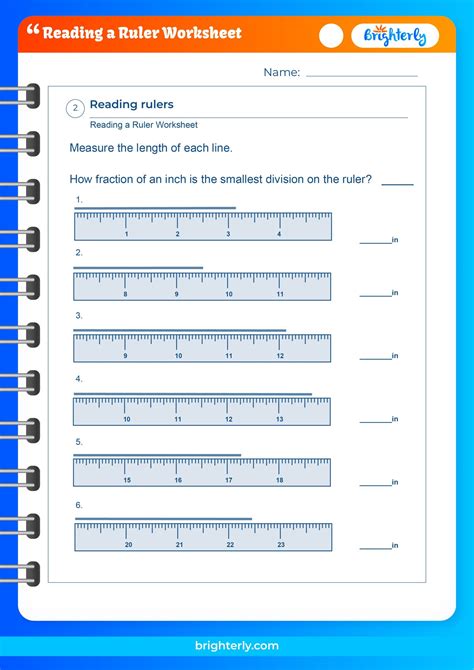 Free Reading A Ruler Worksheets For Kids Pdfs Brighterly