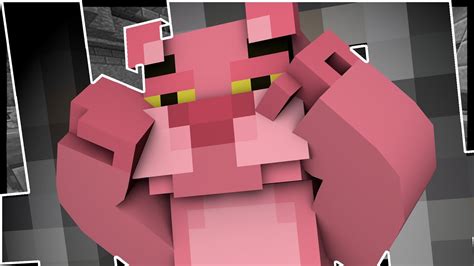 Chasing The Pink Panther Minecraft Footprints Custom Map Youtube