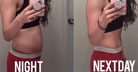 24 Hour Bloating Before And After Instagram Popsugar Fitness