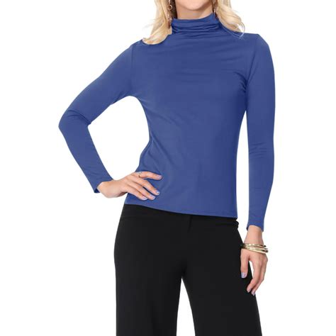 moa collection women s lightweight soft long sleeve solid mock neck sweater turtleneck s 3xl