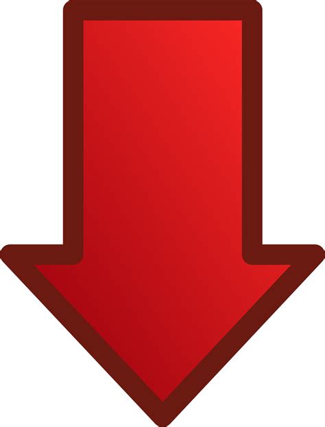 Flecha Rojo Brillante · Gráficos Vectoriales Gratis En Pixabay