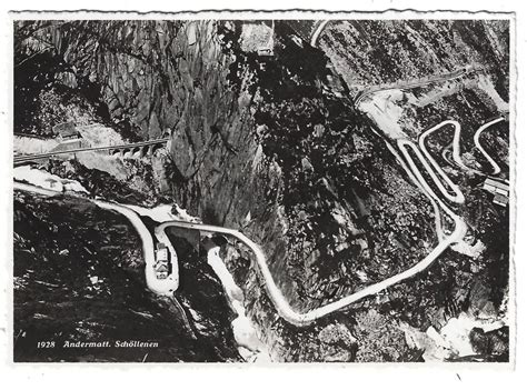 ANDERMATT Schöllenen Flugaufnahme 1950 Kaufen auf Ricardo
