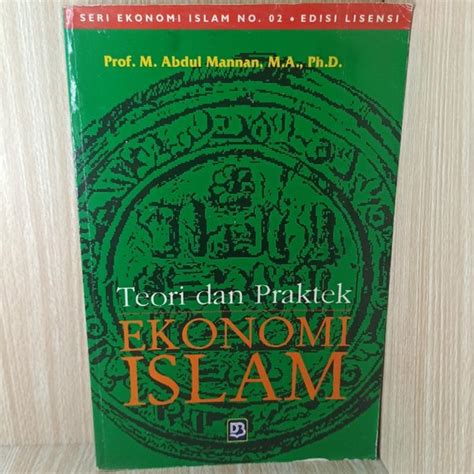 Jual Buku Teori Dan Praktek Ekonomi Islam By Prof M Abdul Mannan M A