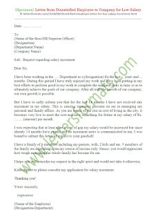 Writing a proper appreciation letter to employees can be time consuming. Letter from Dissatisfied Employee to Boss regarding Low Salary