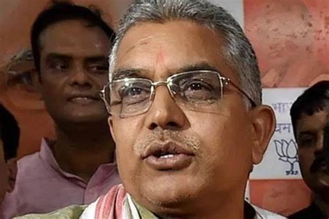 dilip ghosh re elected as president of west bengal bjp