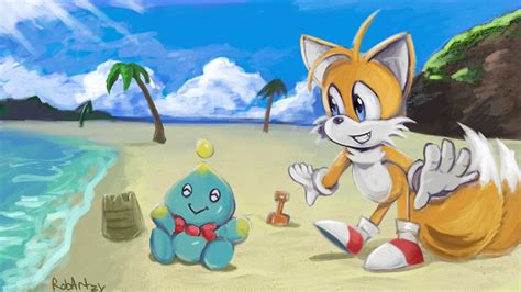 Artstation Tails And Chao At The Beach