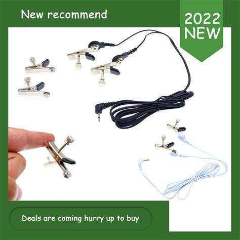 Medical Themed Toys Electric Shock Nipple Clips For Women Nipple Clamp Clitoris Stimulator Sex
