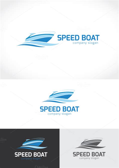 Speed Boat ~ Logo Templates On Creative Market