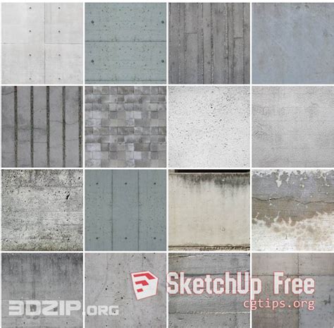 1006 Concrete Textures Sketchup Model Free Download Concrete Texture