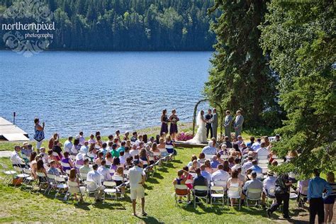 Lakeside Wedding Ceremony At Norman Lake Bc By Northern Pixel