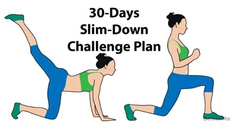 30 Days Challenge Plan To Get A Slim Body How To Slim Down Slim Body