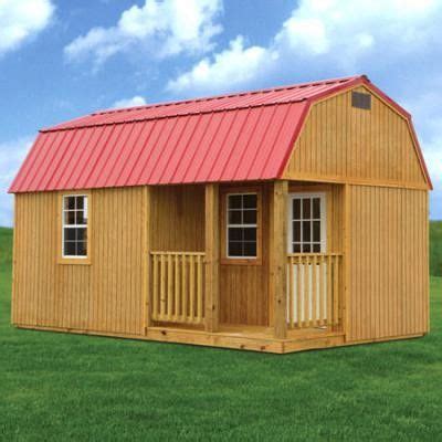 Example pricing for a few completely finished cabins: Derksen Side Lofted Barn Cabin | Building a shed, Shed ...