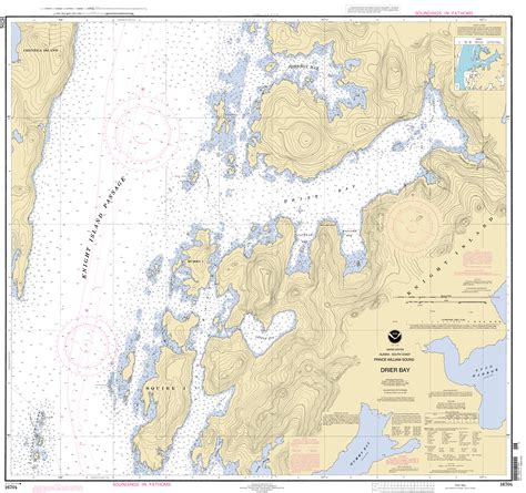 Drier Bay Nautical Chart ΝΟΑΑ Charts Maps