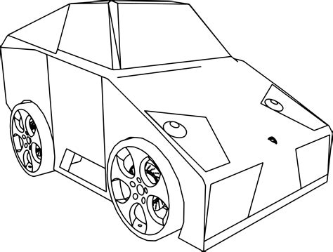 There are many versions of lamborghini cars in these coloring pages. Cartoon Lamborghini Murcielago Tuned Camper Car Coloring ...