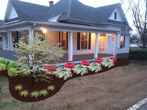Older Southern Landscape Cheap Landscaping Ideas For Front Yard Home