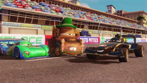 Cars 2 [hd] Gameplay With Hook Mater Lightning Mcqueen Luigi Guido Piston Cup 1080p 26