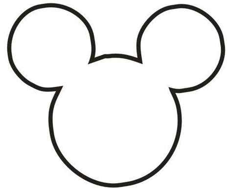 Mickey Mouse Outline Chart Mickey Mouse Outline Mickey Mouse Mickey