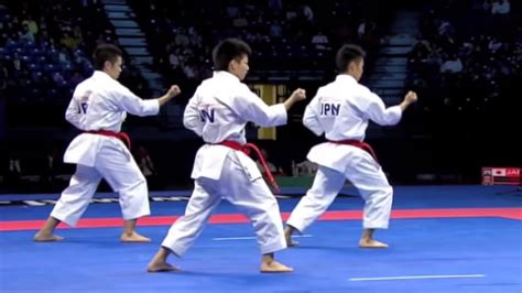 Sensei gichin funakoshi changed the name of many shotokan kata. Karate Male Team Kata Final - Japan vs. Italy - WKF World ...
